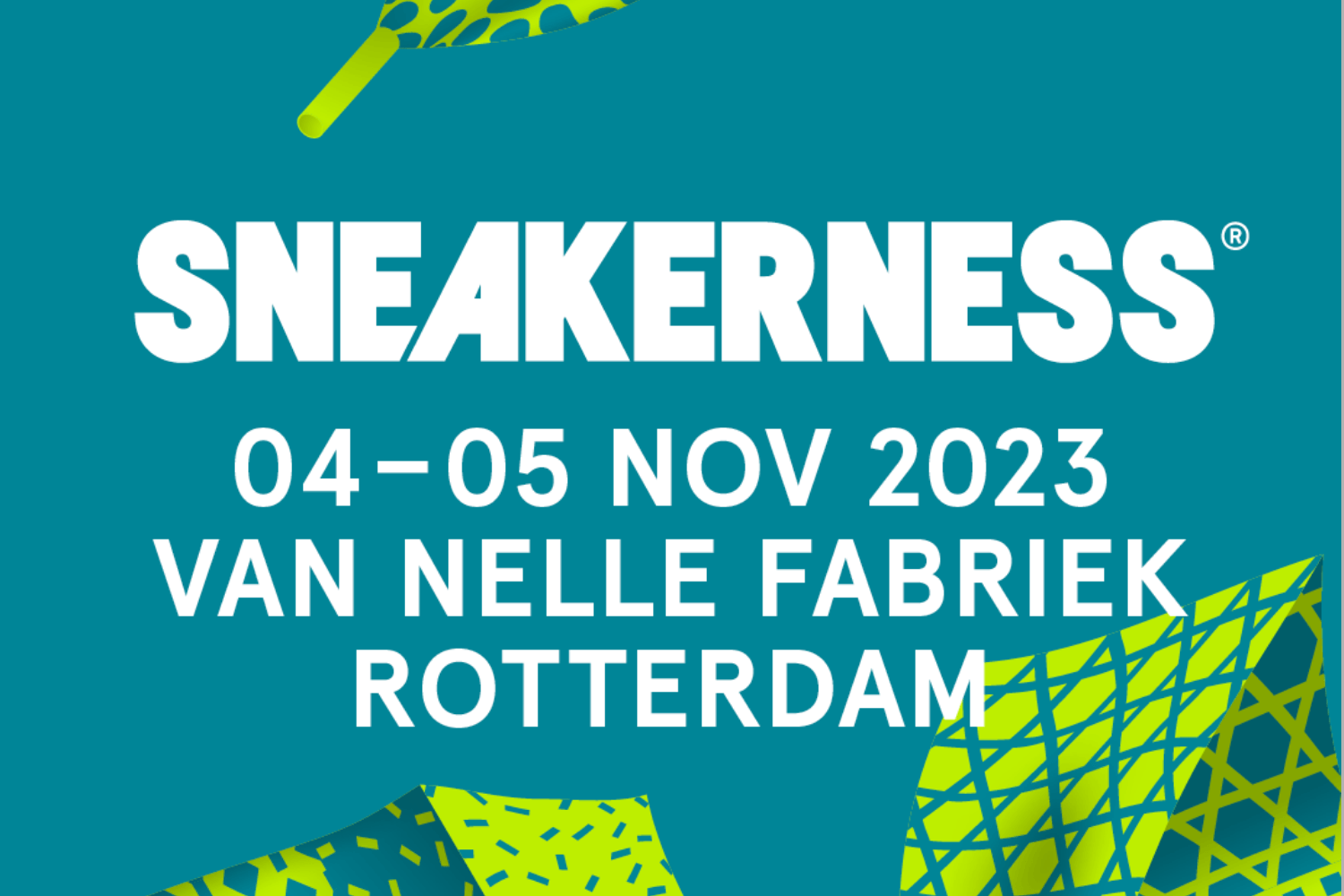 Sneakerness keert op 4 en 5 november 2023 terug naar Rotterdam