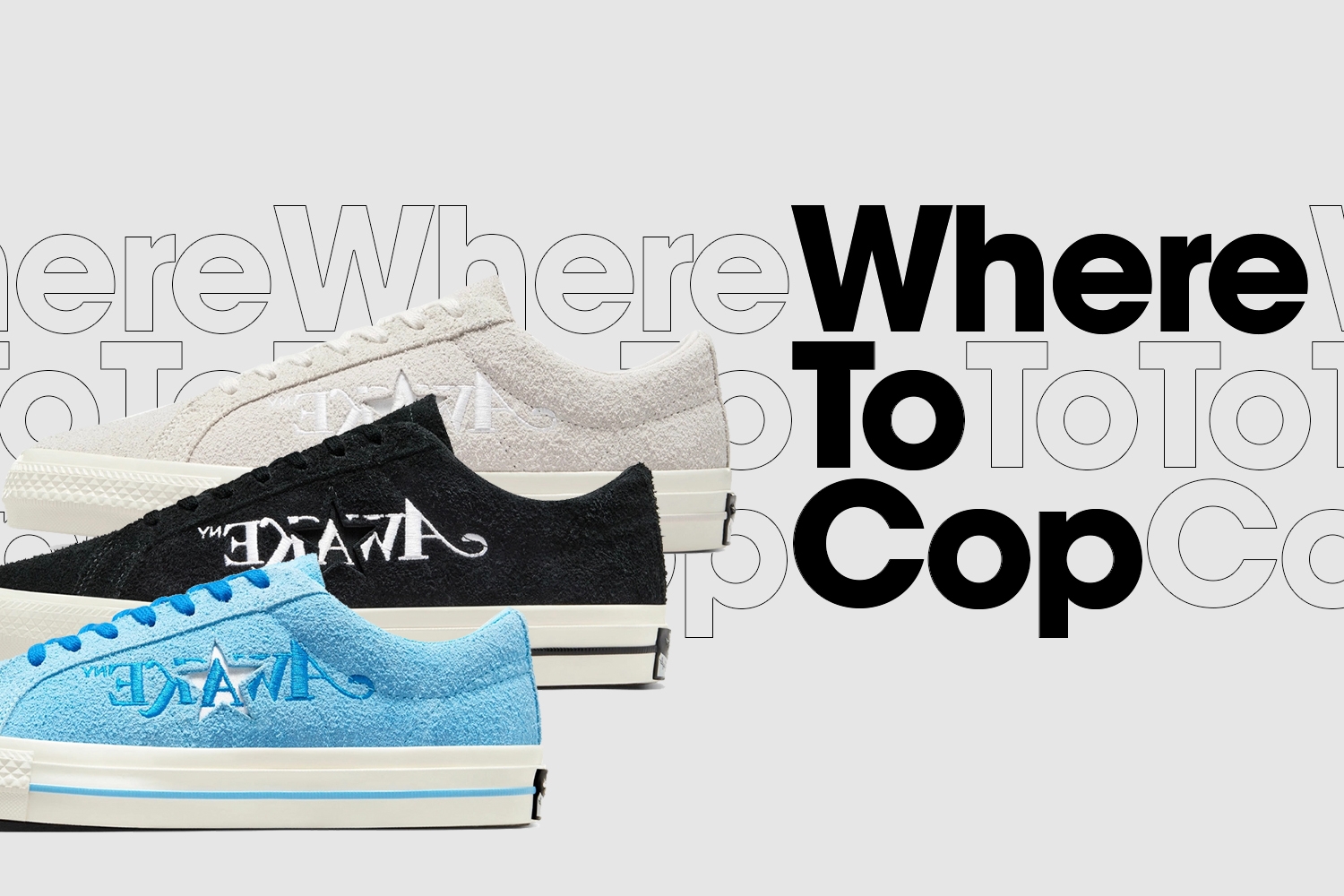 Where To Cop: Awake x Converse One Star Pro OX collectie