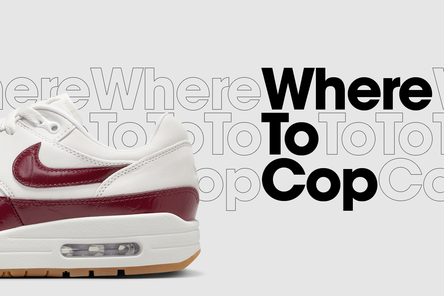 Where to cop: Nike Air Max 1 LX &#8216;Team Red Leather&#8217;