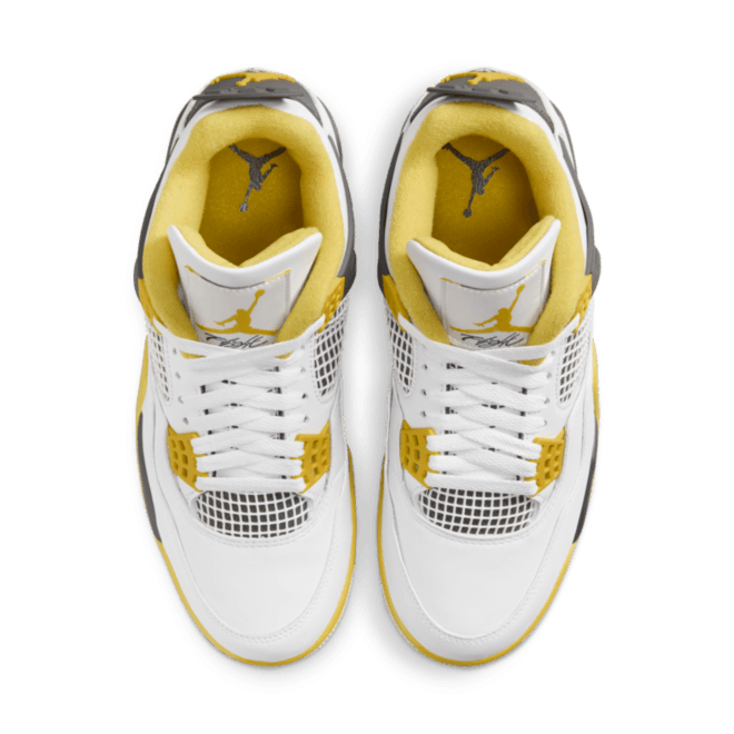 Nike Air Jordan 4 Retro WMNS 'Vivid Sulfur' bovenwerk