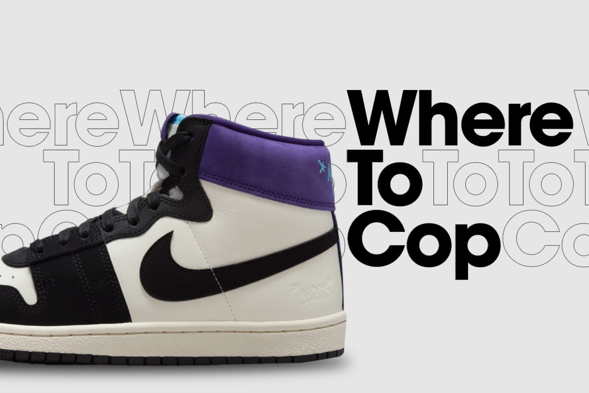 Where to cop: Opium Paris x Jordan Air Ship SP ‘Court Purple’
