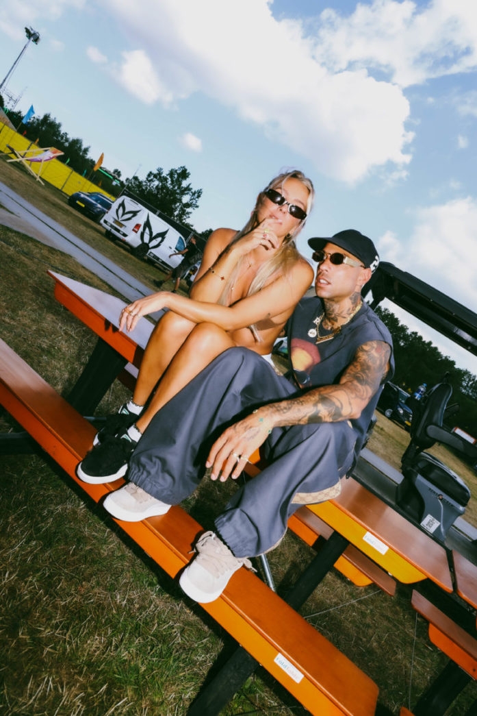 PUMA x Bizzey Suede XL Beige campaign picture