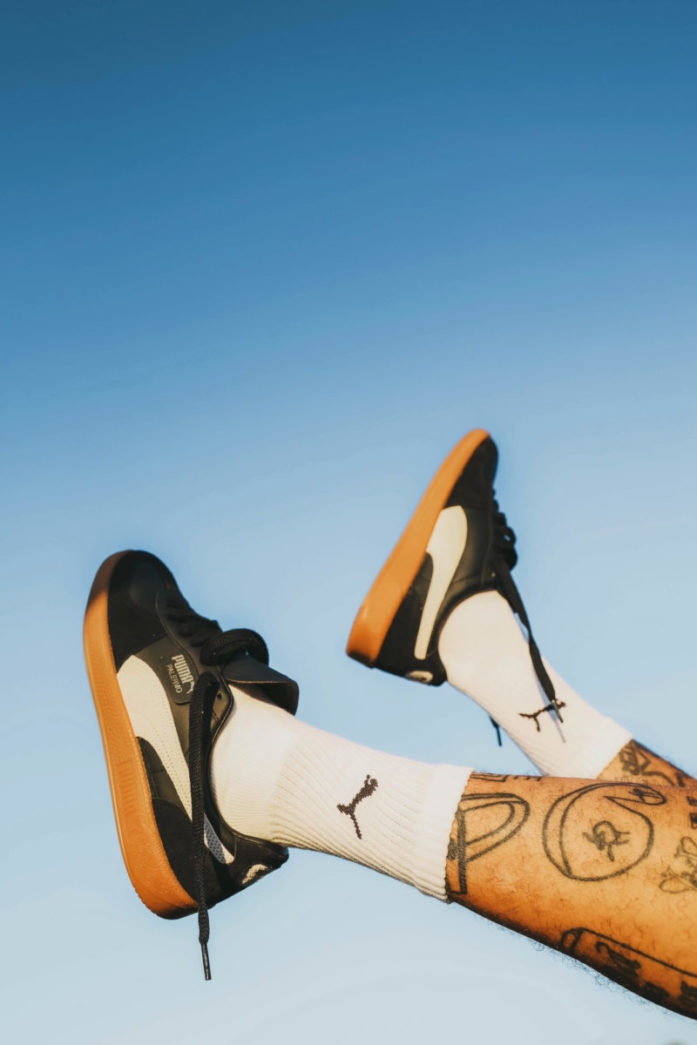 PUMA x Bizzey Suede XL Black campaign picture