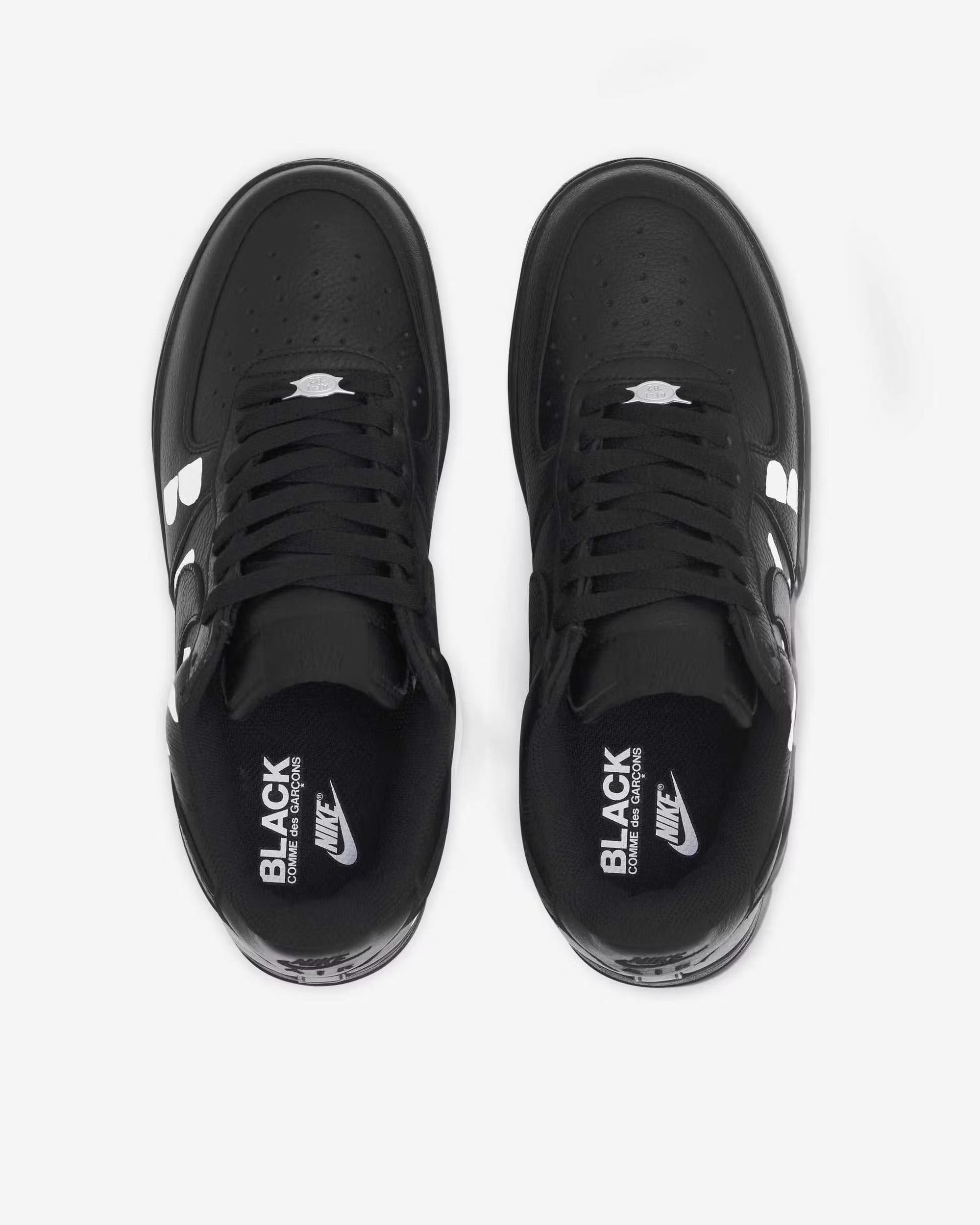 BLACK Comme des Garçons x Nike Air Force 1