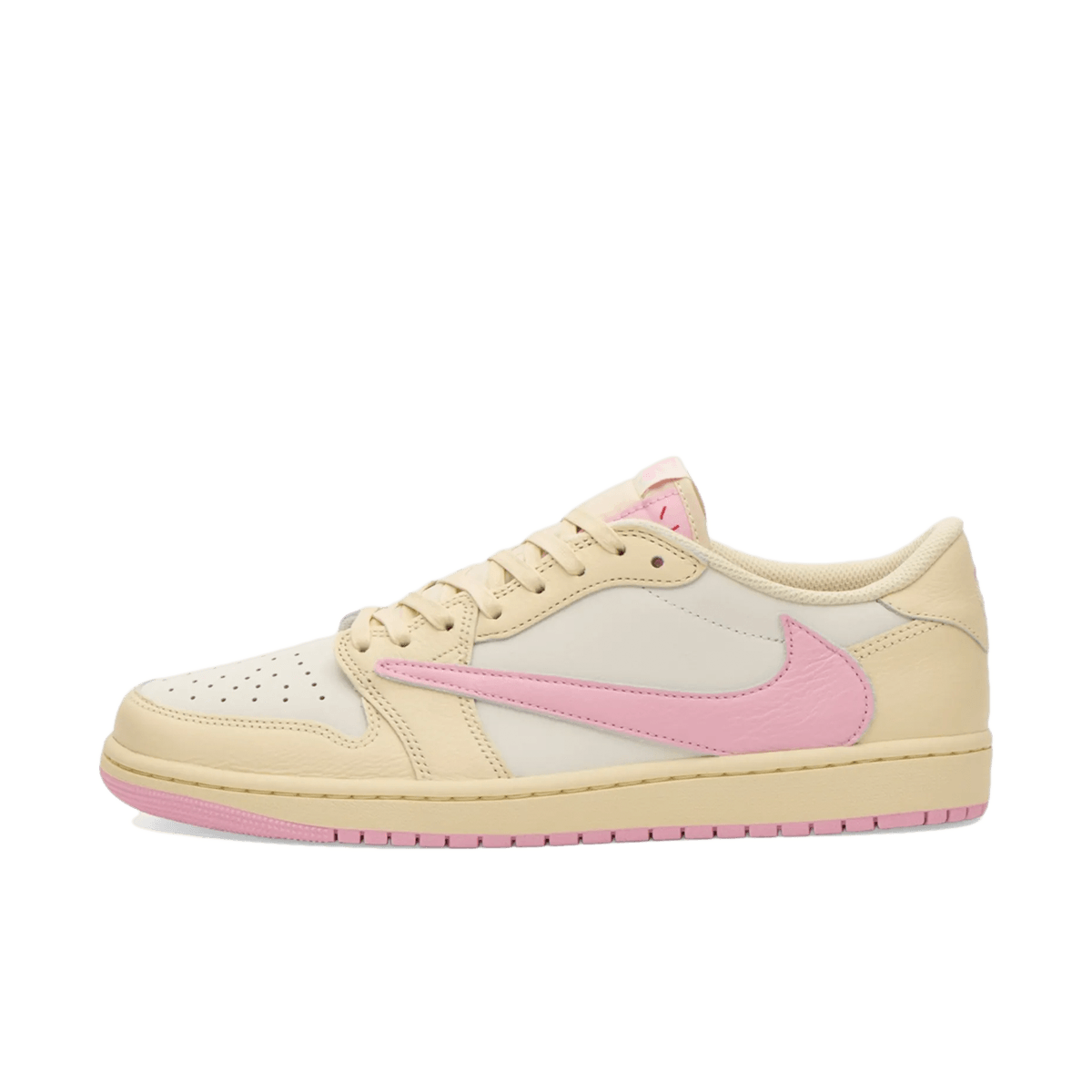 Travis Scott x Air Jordan 1 Low OG 'Muslin & Shy Pink' - Pink Pack