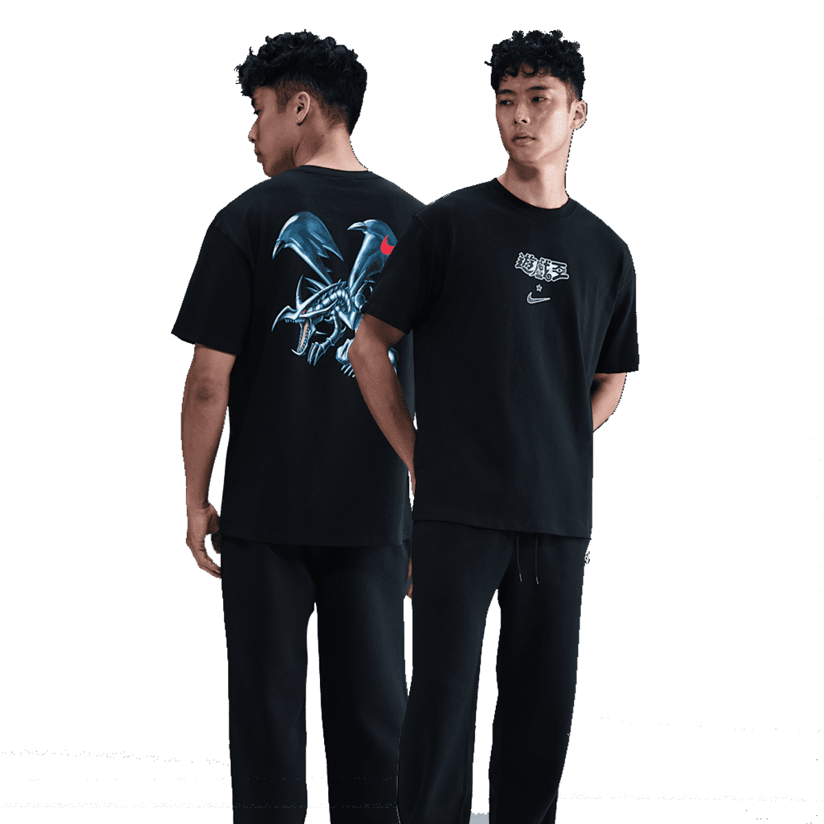 Yu-Gi-Oh! x Nike Solo Swoosh Tee 'Black'