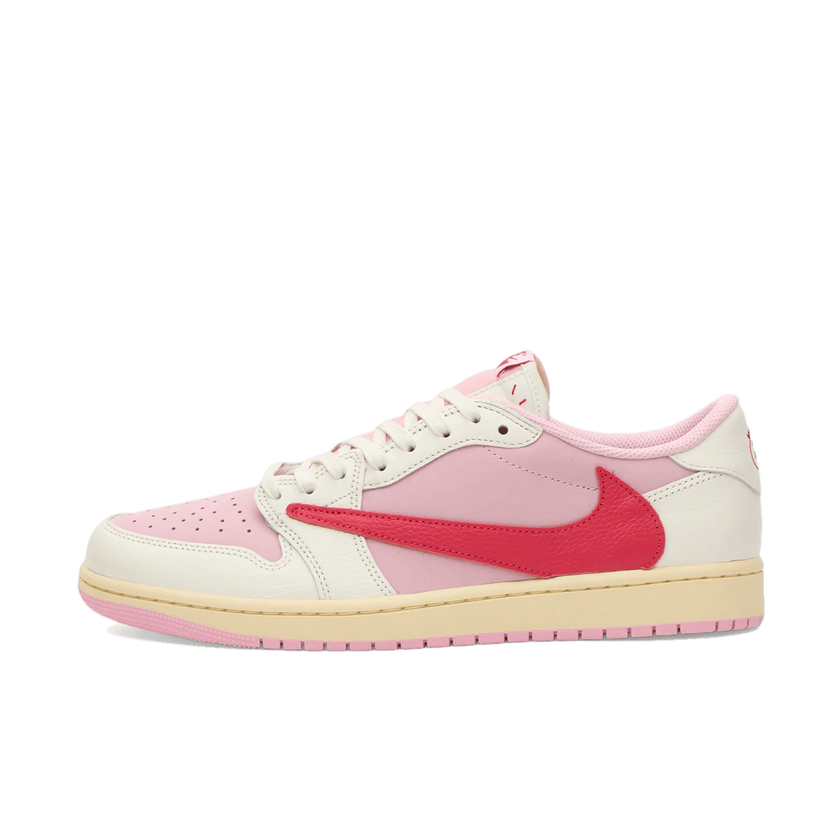 Travis Scott x Air Jordan 1 Low OG 'Sail & Shy Pink' - Pink Pack