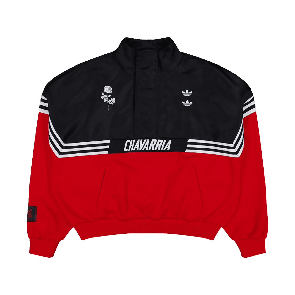 Willy Chavarria x adidas Gomez Sweater 'Black & Red'