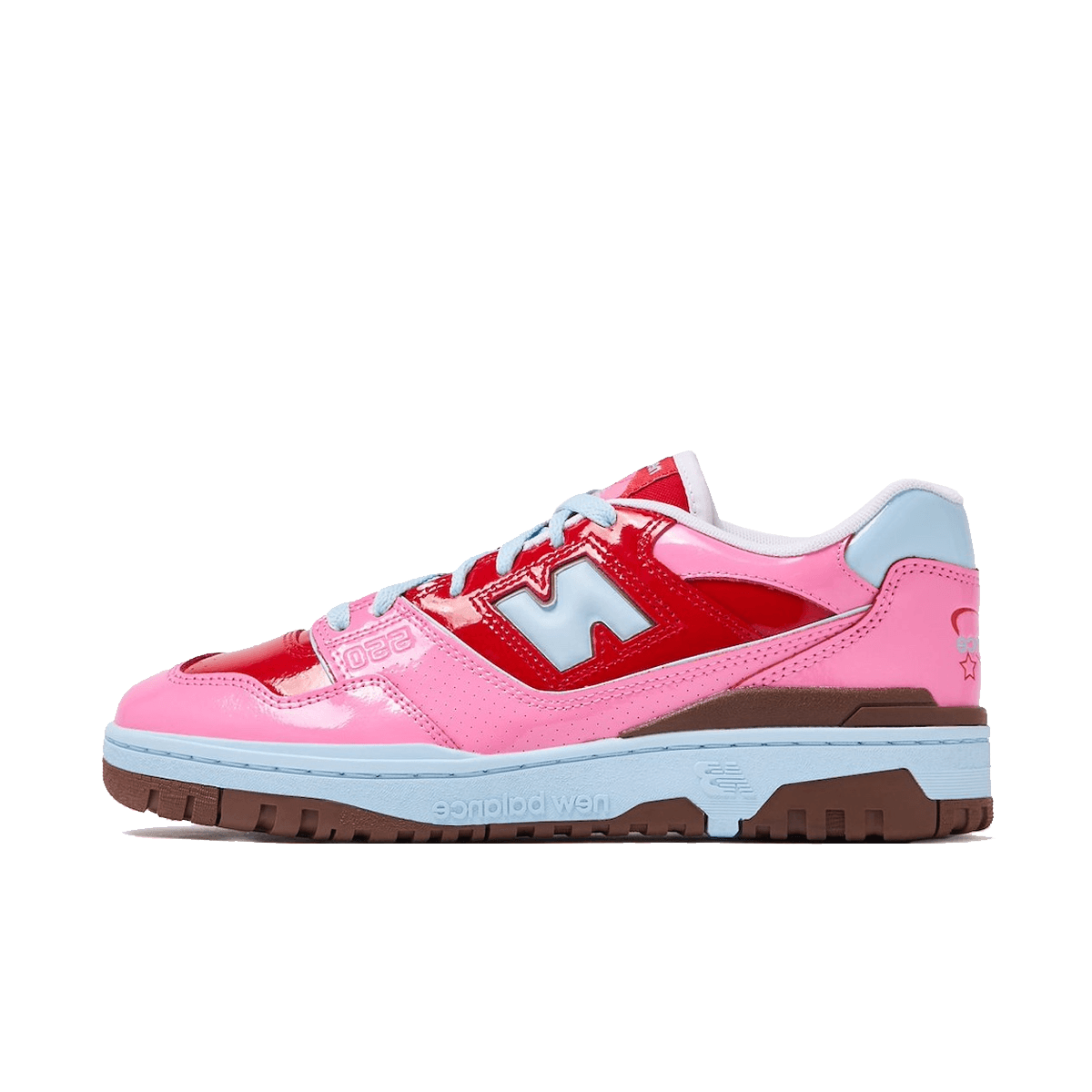 New Balance 550 Y2K 'Red & Pink' - Patent Leather Pack