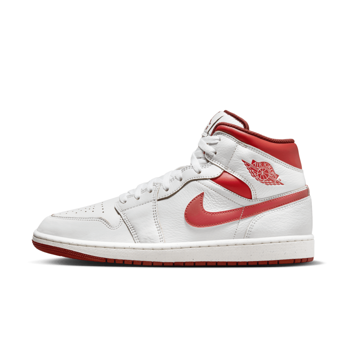 Air Jordan 1 Mid SE 'White Dune Red' FJ3458-160