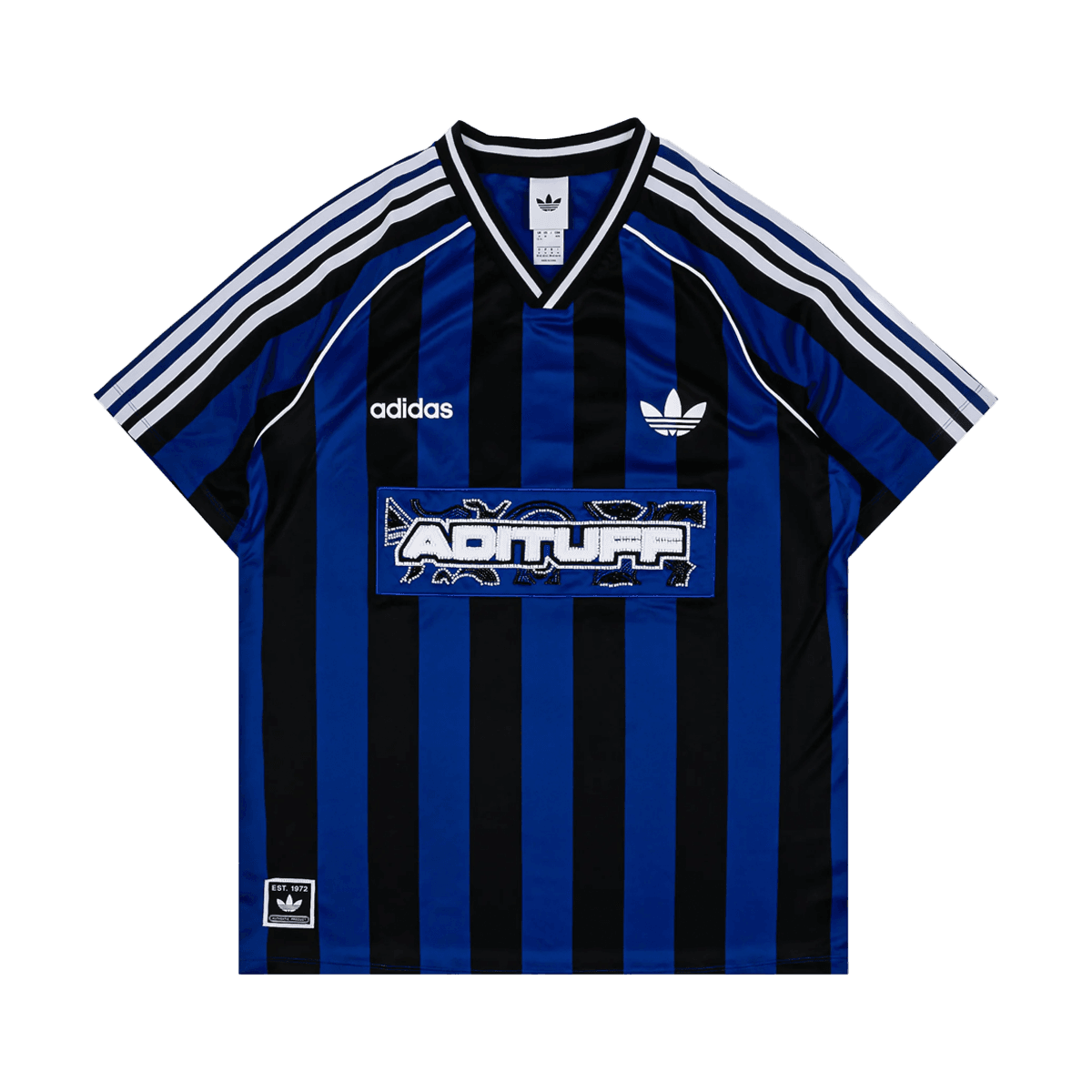 adidas Striped Jersey WMNS 'Semi Lucid Blue'