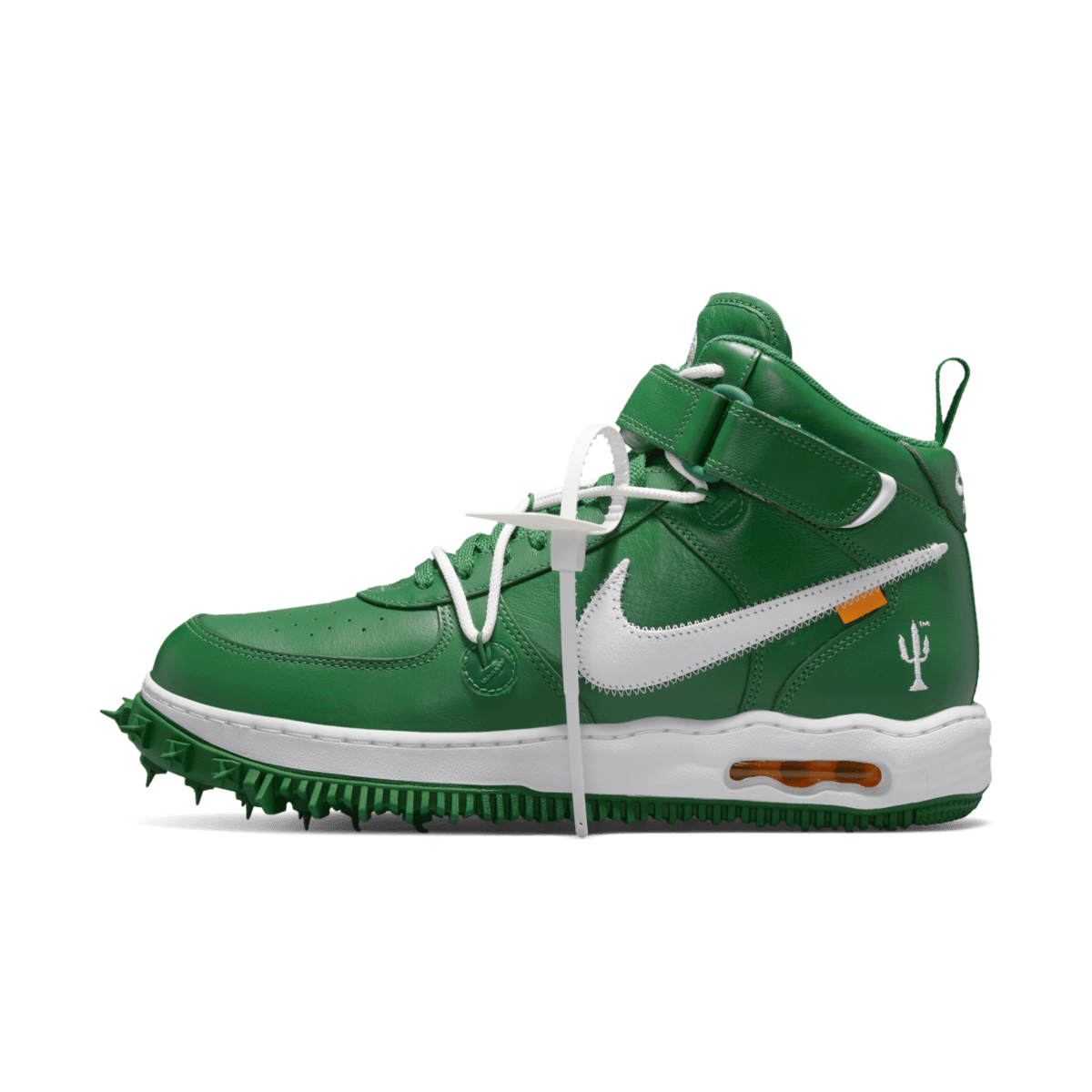 Off-White x Nike Air Force 1 Mid 'Pine Green'