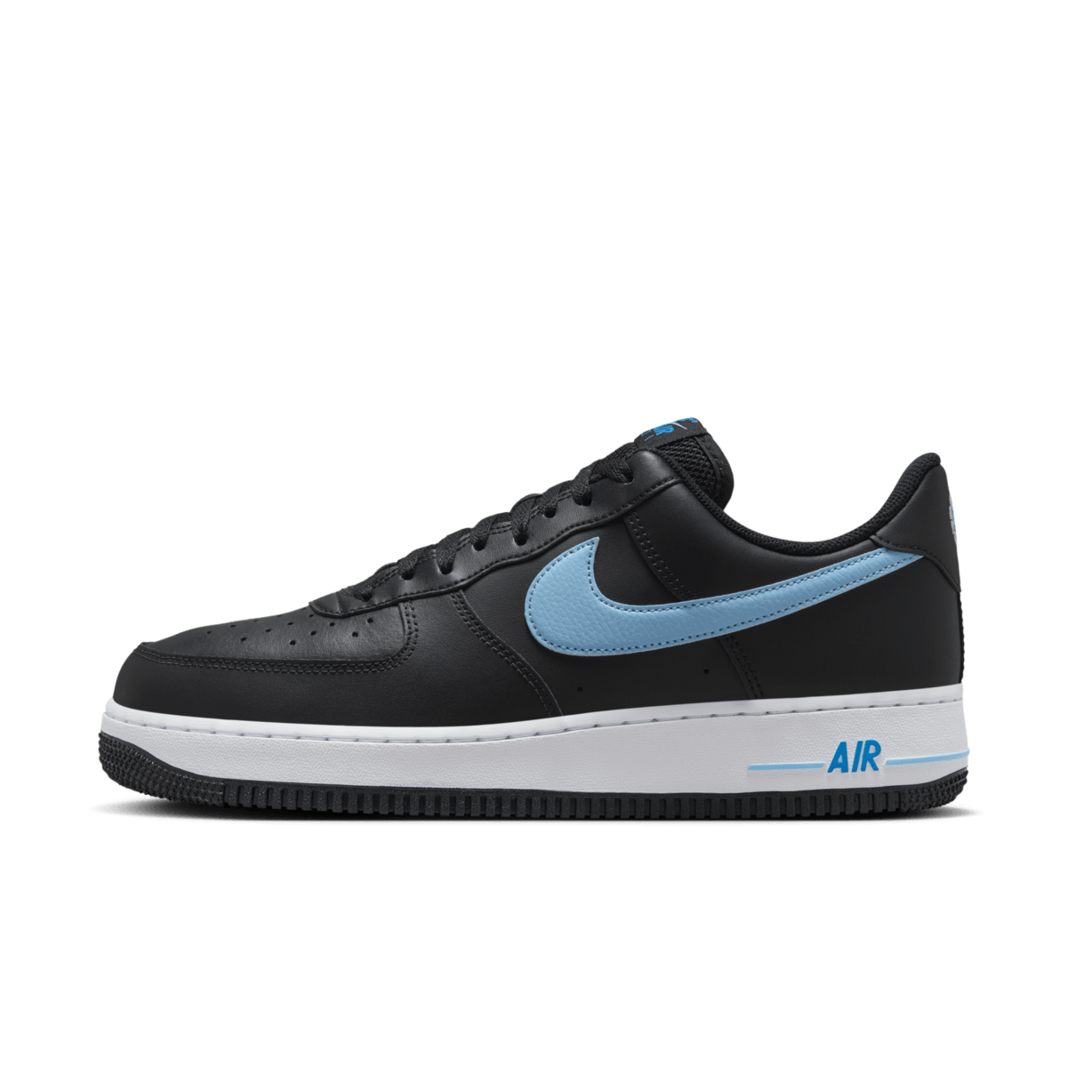 Nike Air Force 1 'Black & University Blue'