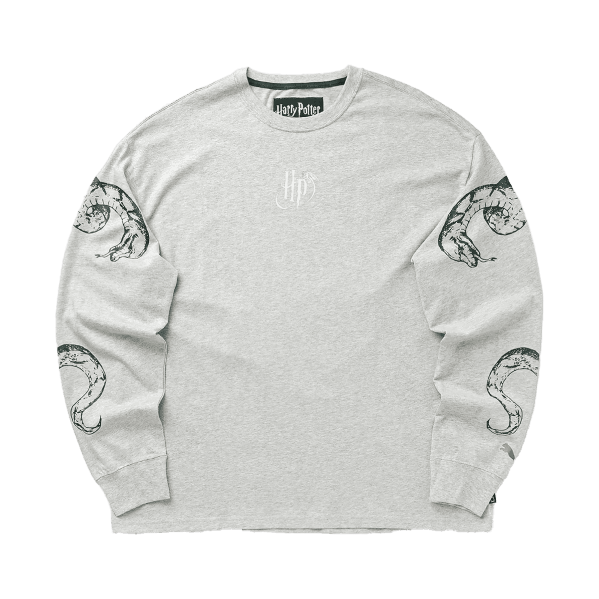 Harry Potter x PUMA Long Sleeve Tee 'Light Gray Heather'