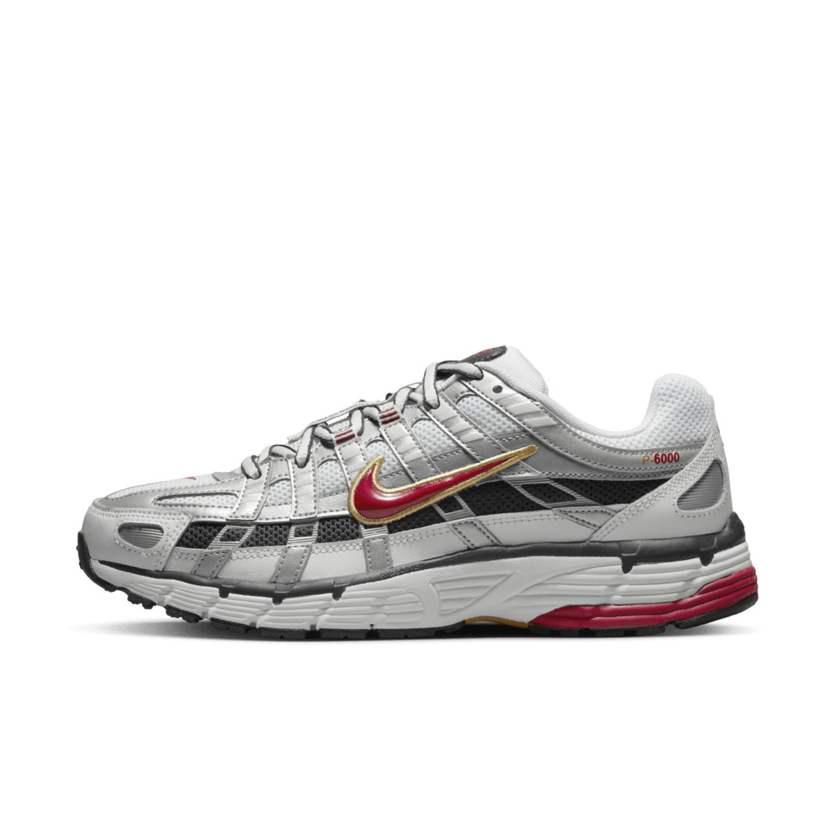 Nike P-6000 WMNS 'White Gold Red' BV1021-101