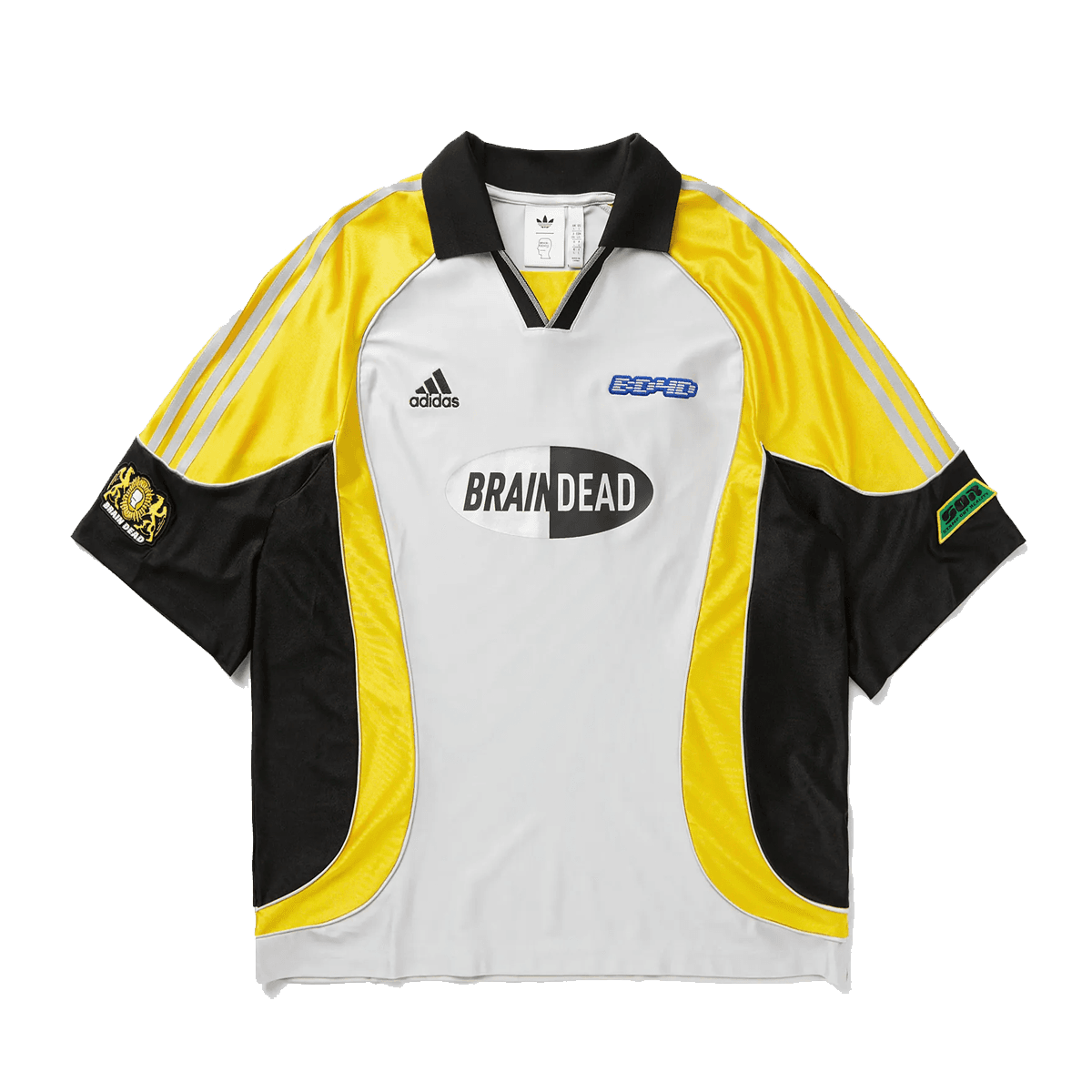 Brain Dead x adidas FB Jersey 'Silver Metallic'