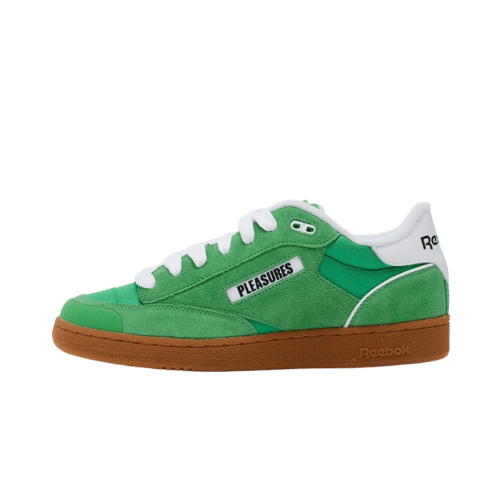 Reebok x Pleasures Club C Bulc LTD Spring Green/ White/ Gum