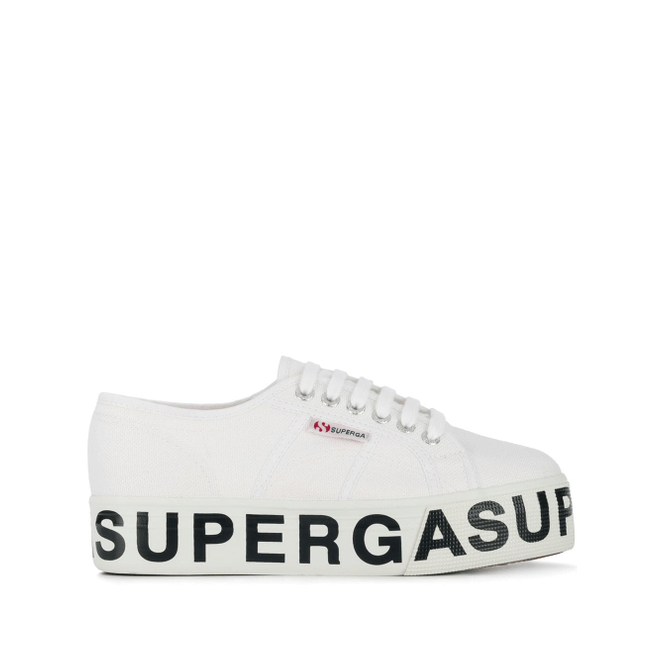 Superga Sneakers met plateauzool - Wit S00FJ80