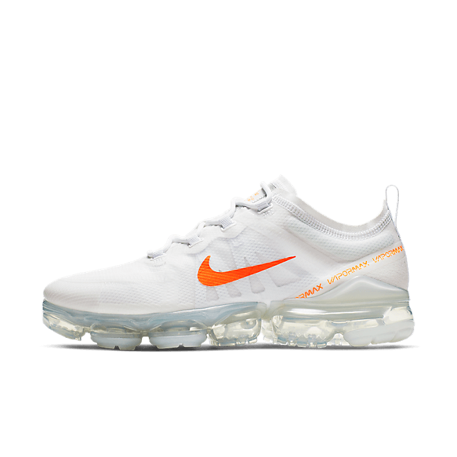 Nike Air Vapormax 2019 (White / Total Orange - Cool Grey) CI6400 100