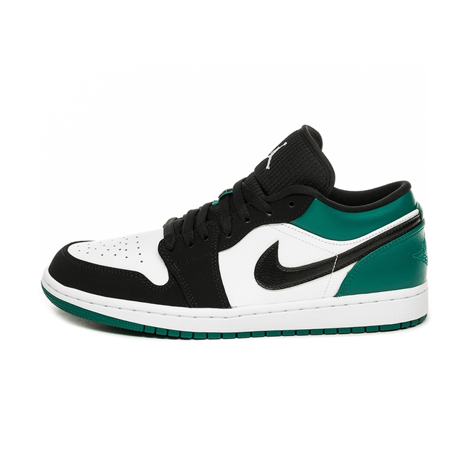 Nike Air Jordan 1 Low (White / Black - Mystic Green) 553558 113