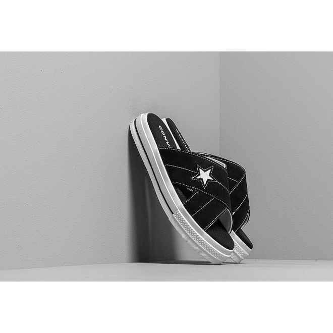 Converse One Star Sandal Black/ Egret/ White