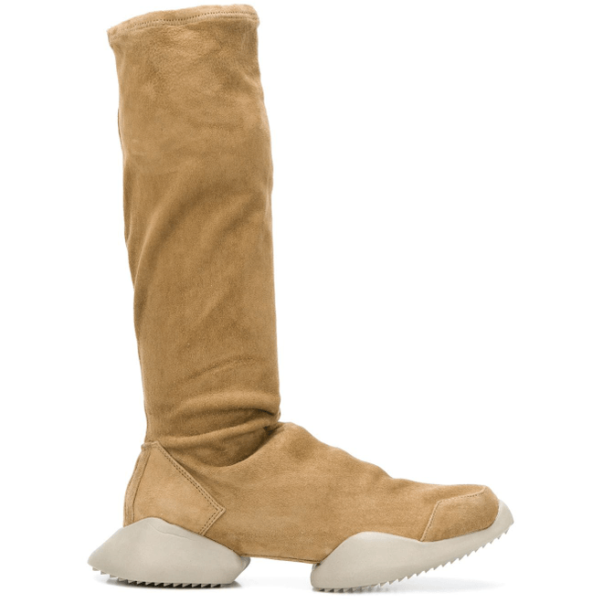 Adidas By Rick Owens platform knee-length boots - Nude S78448