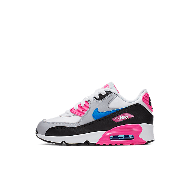 Nike Girls' Air Max 90 Leather (PS) Pre-School Shoe 833377-107