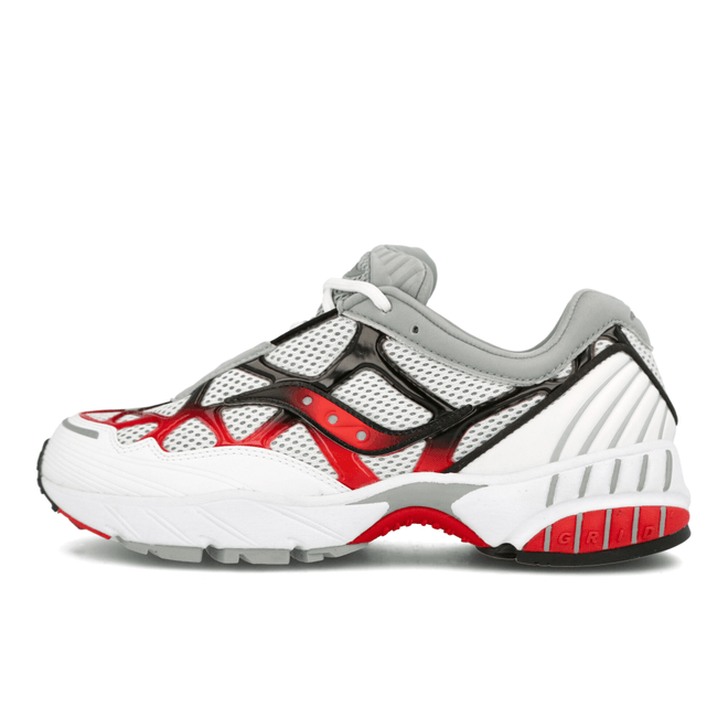Saucony Grid Web (White / Grey / Red)
