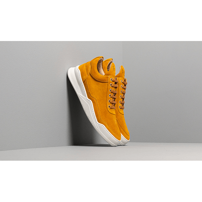 Filling Pieces Low Top Ghost Suede Mustard 252227919600