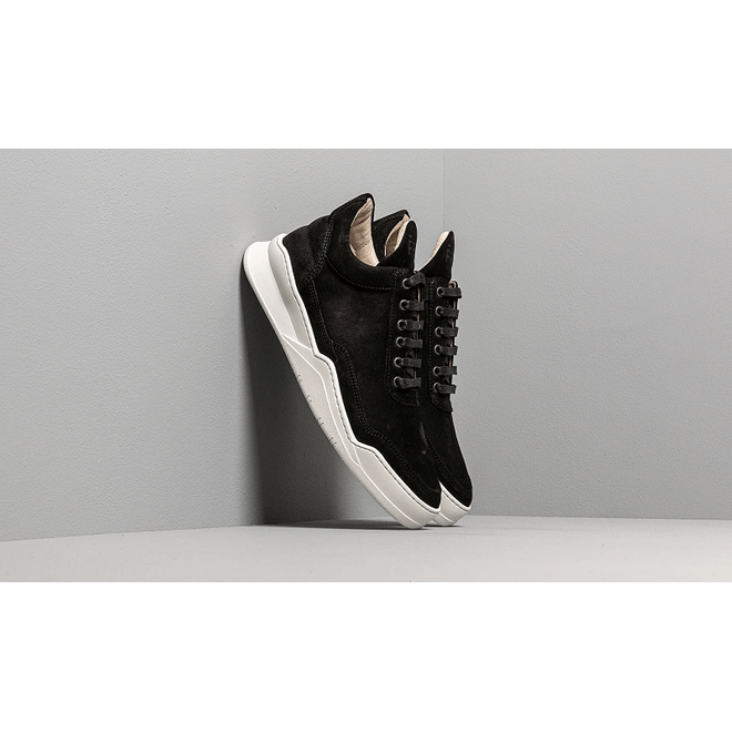 Filling Pieces Low Top Ghost Suede Black 252227918610