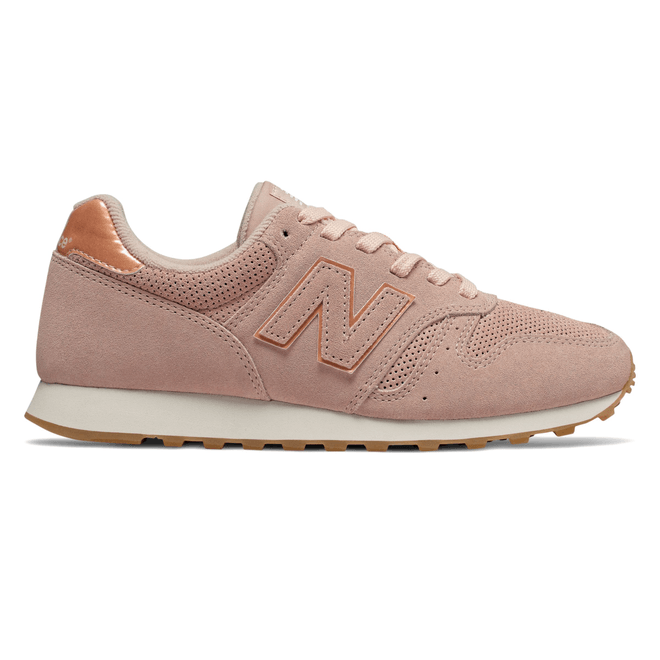 New Balance 373 Womens Pink Suede Trainers WL373WNH