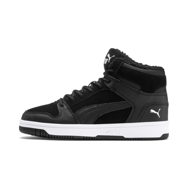 Puma Rebound Lay Up Fur Sd Youth Trainers
