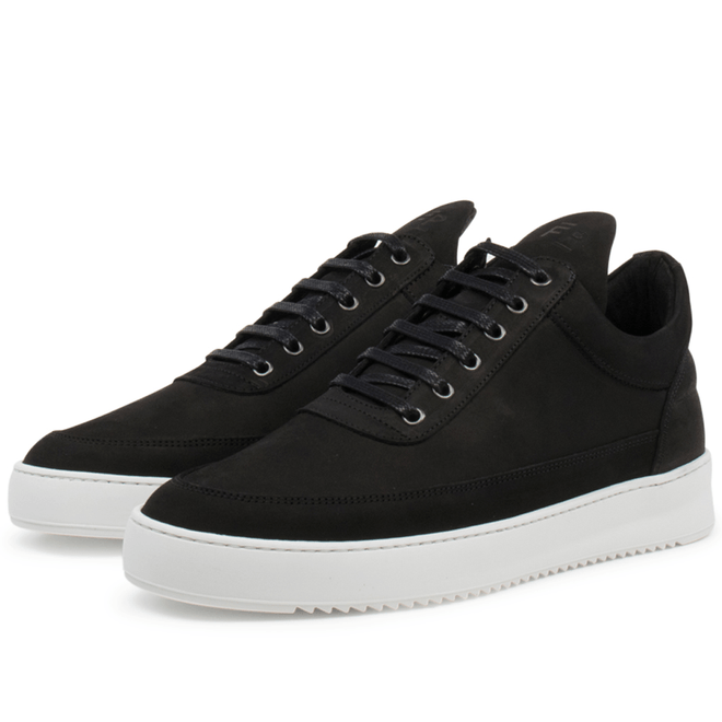 Filling Pieces Low Top Ripple Basic 'Black / White'