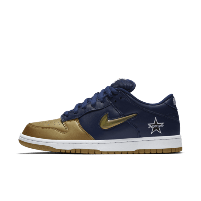 Supreme X Nike SB Dunk Low 'Navy Gold'