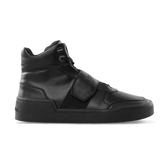 BALR. Leather Big Strap Sneakers High Black BALR-1743