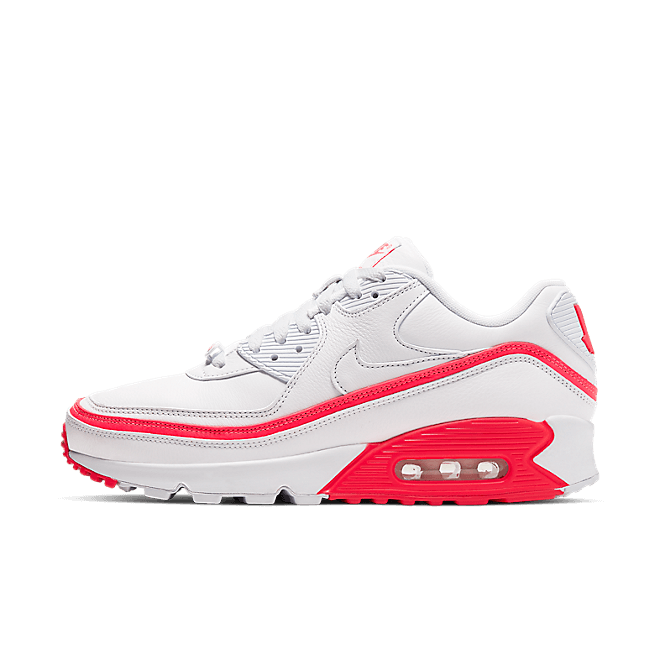 UNDEFEATED X Nike Air Max 90 'White & Red' CJ7197-103