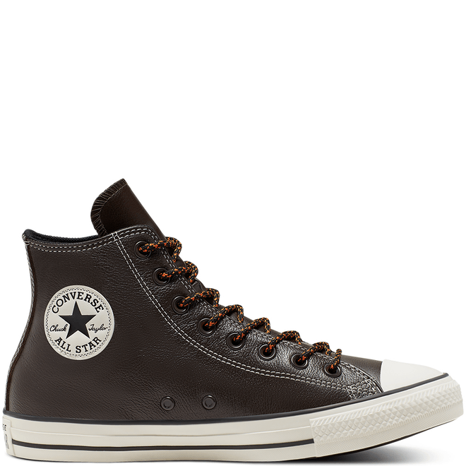 Unisex Tumbled Leather Chuck Taylor All Star High Top 165958C