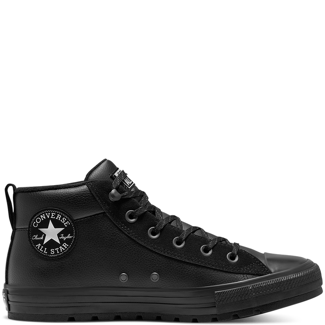 Unisex Converse Chuck Taylor All Star Street Leather Mid Top 166071C