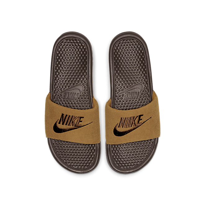  Nike Benassi JDI SE Leather Baroque Brown/Baroque Brown-Wheat CK0644-200