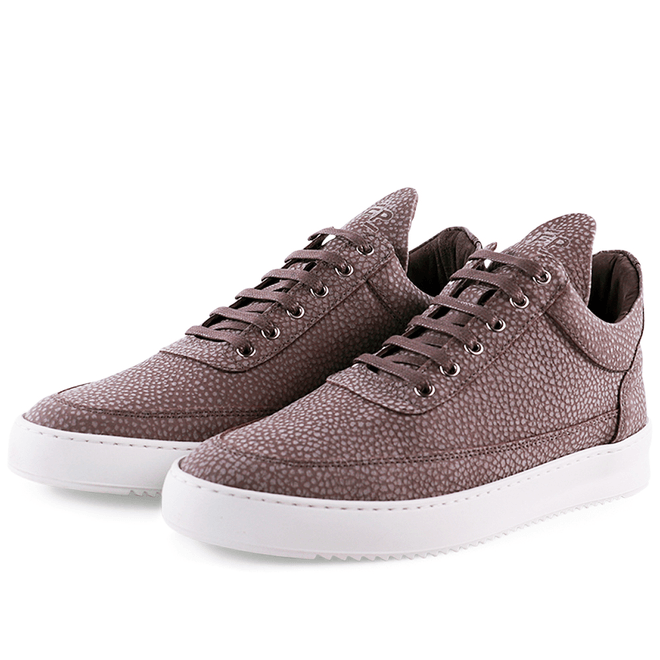 Filling Pieces Low Top Ripple Moor 'Taupe' 2512797-1108