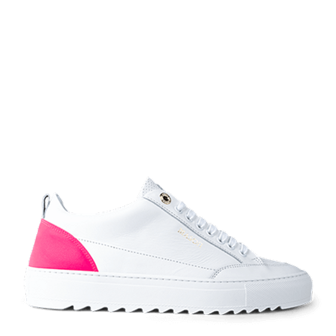 Mason Garments Tia Leather/Reflective/Perforated White/Fluo Pink FW20-21A