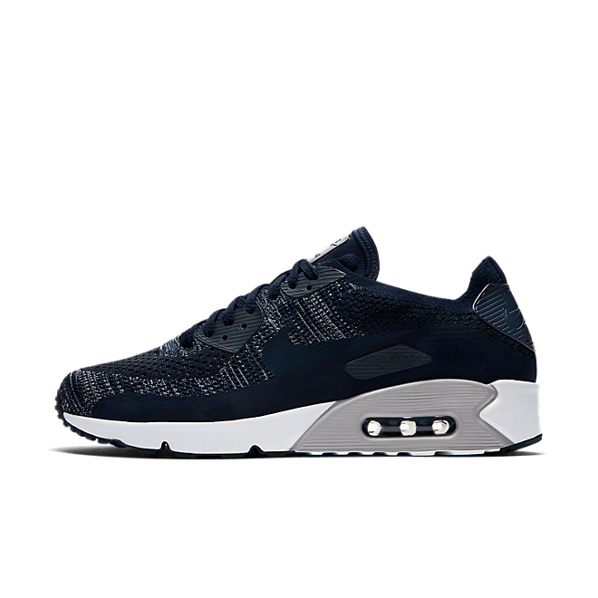 Nike Air Max 90 Ultra 2.0 Flyknit College Navy College Navy 875943-401
