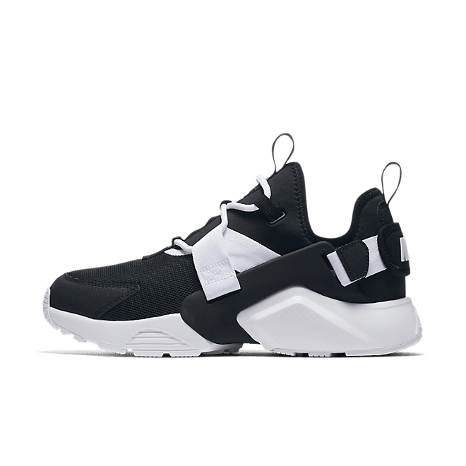 Nike Air Huarache City Low Black Black-White (W)