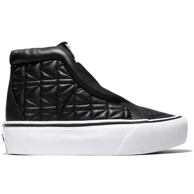 Vans Sk8-Hi Laceless Platform Karl Lagerfeld Quilt Black