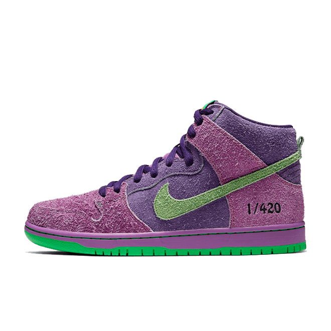 Nike SB Dunk High 420 'Purple Skunk' CW9971-500