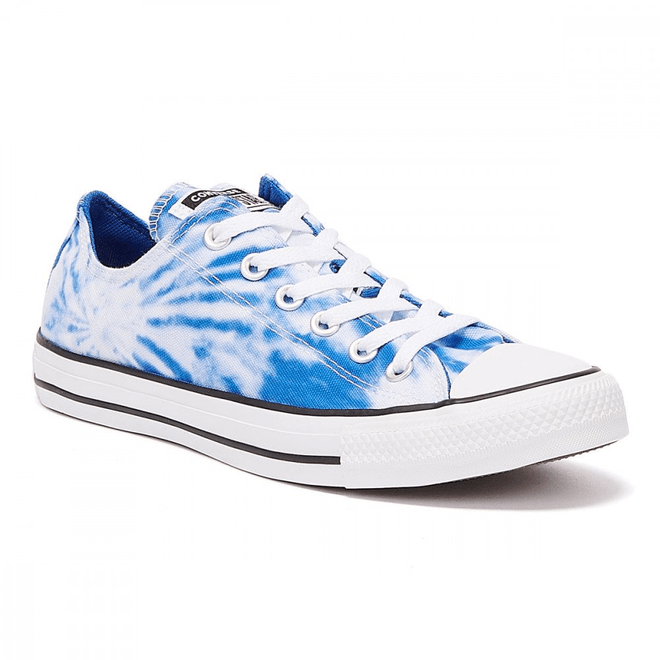 Converse All Star Tie Dye Ox Mens White / Blue Trainers 167931C
