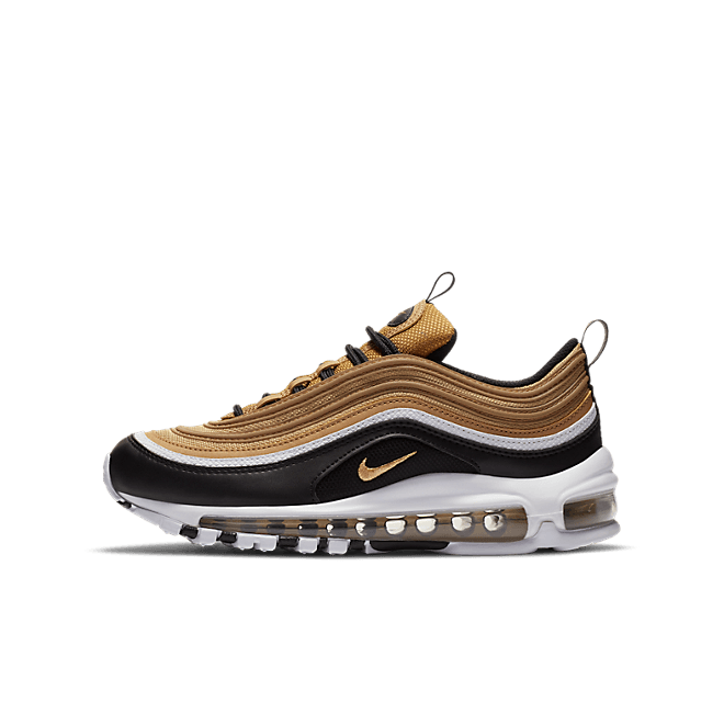 Nike Air Max 97 Metallic Gold Black White (GS)