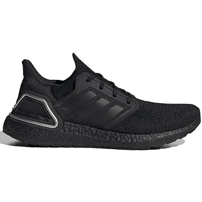 adidas Ultra Boost 20 Core Black Silver Metallic