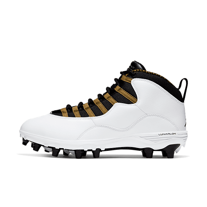 Jordan 10 TD Mid White Black Metallic Gold