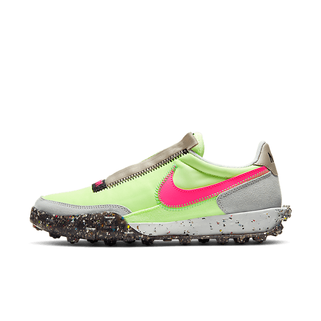 Nike Waffle Racer Crater 'Barely Volt/Pink Blast' CT1983-700